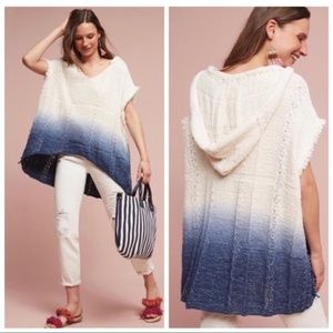 NEW Anthropologie Fringed Beachside Hoodie